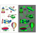 20 PCS Waterproof Children Luminous Cartoon Transport Car Tattoo Sticker, Ei-261, Ei-262, Ei-263, Ei-264, Ei-265, Ei-266, Ei-267, Ei-268, Ei-269, Ei-270, Ei-271, Ei-272, Ei-273, Ei-274, Ei-275, Ei-276