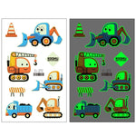20 PCS Waterproof Children Luminous Cartoon Transport Car Tattoo Sticker, Ei-261, Ei-262, Ei-263, Ei-264, Ei-265, Ei-266, Ei-267, Ei-268, Ei-269, Ei-270, Ei-271, Ei-272, Ei-273, Ei-274, Ei-275, Ei-276