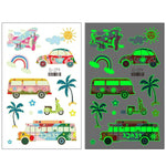 20 PCS Waterproof Children Luminous Cartoon Transport Car Tattoo Sticker, Ei-261, Ei-262, Ei-263, Ei-264, Ei-265, Ei-266, Ei-267, Ei-268, Ei-269, Ei-270, Ei-271, Ei-272, Ei-273, Ei-274, Ei-275, Ei-276