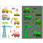 20 PCS Waterproof Children Luminous Cartoon Transport Car Tattoo Sticker, Ei-261, Ei-262, Ei-263, Ei-264, Ei-265, Ei-266, Ei-267, Ei-268, Ei-269, Ei-270, Ei-271, Ei-272, Ei-273, Ei-274, Ei-275, Ei-276