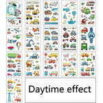 20 PCS Waterproof Children Luminous Cartoon Transport Car Tattoo Sticker, Ei-261, Ei-262, Ei-263, Ei-264, Ei-265, Ei-266, Ei-267, Ei-268, Ei-269, Ei-270, Ei-271, Ei-272, Ei-273, Ei-274, Ei-275, Ei-276