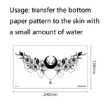 10 PCS Waterproof Tattoo Sticker Clavicle Chest Scar Covering Sticker, BC-025, BC-026, BC-027, BC-028, BC-029, BC-030, BC-031, BC-032, BC-033, BC-034, BC-035, BC-036