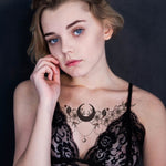 10 PCS Waterproof Tattoo Sticker Clavicle Chest Scar Covering Sticker, BC-025, BC-026, BC-027, BC-028, BC-029, BC-030, BC-031, BC-032, BC-033, BC-034, BC-035, BC-036