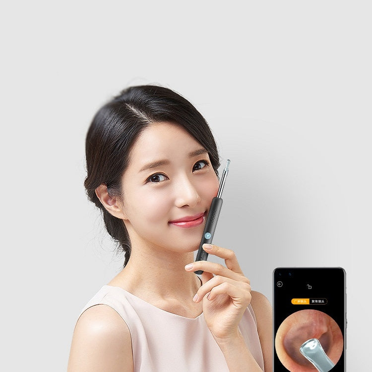Bebird R1 High-Definition Endoscope Luminous Visual Ear Picking Tool, R1-Classic Black, R1-Moon White