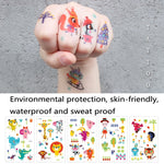 20 PCS Waterproof Anti-Sweat Children Cute Cartoon Animal Tattoo Stickers, EC-581, EC-582, EC-583, EC-584, EC-585, EC-590, EC-531, EC-591, EC-592, EC-593, EC-594, EC-614, EC-615, EC-617, EC-618