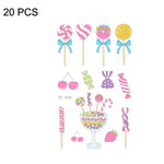 20 PCS Waterproof Sweatproof Cartoon Child Tattoo Stickers, EC-013, EC-014, EC-018, EC-019, EC-020, EC-021, EC-022, EC-023, EC-024, EC-025, EC-028, EC-029, EC-030, EC-032, EC-035