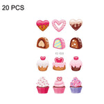 20 PCS Waterproof Sweatproof Cartoon Child Tattoo Stickers, EC-013, EC-014, EC-018, EC-019, EC-020, EC-021, EC-022, EC-023, EC-024, EC-025, EC-028, EC-029, EC-030, EC-032, EC-035