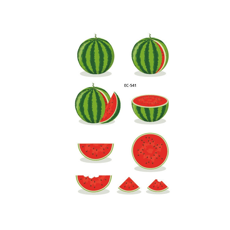 20 PCS Waterproof Painted Fruits Vegetables Plants Children Tattoo Stickers, EC-531, EC-532, EC-533, EC-534, EC-535, EC-536, EC-537, EC-538, EC-539, EC-540, EC-541, EC-542, EC-543, EC-544, EC-545, EC-546, EC-547, EC-548, EC-549, EC-550, EC-551, EC-552 ...