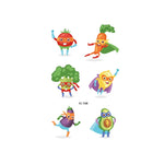 20 PCS Waterproof Painted Fruits Vegetables Plants Children Tattoo Stickers, EC-531, EC-532, EC-533, EC-534, EC-535, EC-536, EC-537, EC-538, EC-539, EC-540, EC-541, EC-542, EC-543, EC-544, EC-545, EC-546, EC-547, EC-548, EC-549, EC-550, EC-551, EC-552 ...