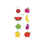 20 PCS Waterproof Painted Fruits Vegetables Plants Children Tattoo Stickers, EC-531, EC-532, EC-533, EC-534, EC-535, EC-536, EC-537, EC-538, EC-539, EC-540, EC-541, EC-542, EC-543, EC-544, EC-545, EC-546, EC-547, EC-548, EC-549, EC-550, EC-551, EC-552 ...