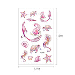 20 PCS Marine Animal Waterproof Children Tattoo Stickers, EC-559, EC-566, EC-567, EC-571, EC-572, EC-573, EC-574, EC-575, EC-576, EC-577, EC-741, EC-764