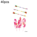 40 PCS Waterproof Small Fresh Tattoo Stickers, RC-445, RC-446, RC-447, RC-448, RC-449, RC-451, RC-452, RC-453, RC-454, RC-455, RC-456, RC-457