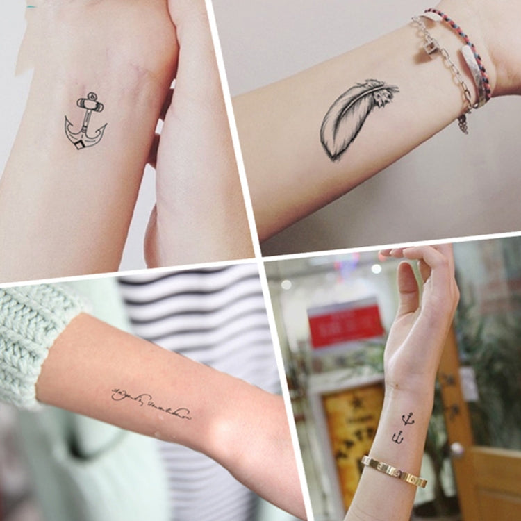 40 PCS Waterproof Small Fresh Tattoo Stickers, RC-445, RC-446, RC-447, RC-448, RC-449, RC-451, RC-452, RC-453, RC-454, RC-455, RC-456, RC-457