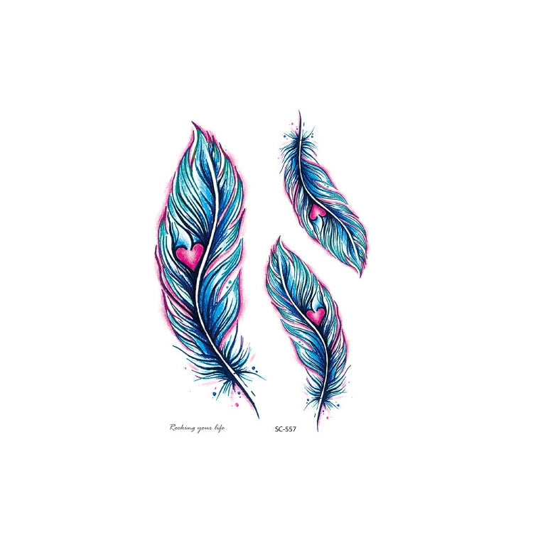 20 PCS Waterproof Flower Arm Tattoo Sticker, SC-529, SC-557, SC-558, SC-559, SC-561, SC-564, SC-551, SC-556, SC-552, SC-553, SC-554, SC-555
