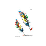 20 PCS Waterproof Flower Arm Tattoo Sticker, SC-529, SC-557, SC-558, SC-559, SC-561, SC-564, SC-551, SC-556, SC-552, SC-553, SC-554, SC-555