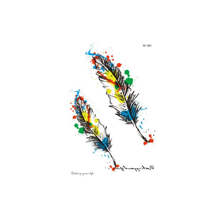20 PCS Waterproof Flower Arm Tattoo Sticker, SC-529, SC-557, SC-558, SC-559, SC-561, SC-564, SC-551, SC-556, SC-552, SC-553, SC-554, SC-555
