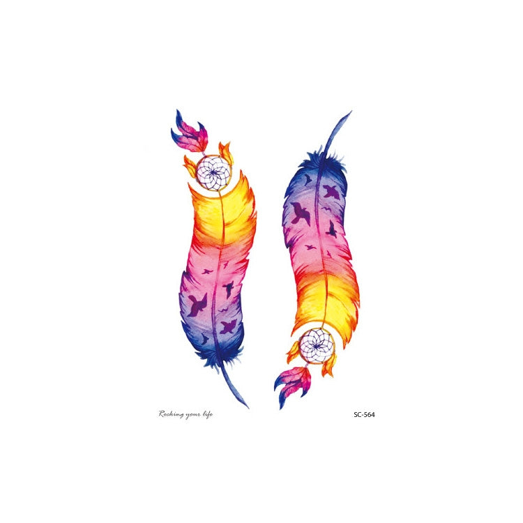 20 PCS Waterproof Flower Arm Tattoo Sticker, SC-529, SC-557, SC-558, SC-559, SC-561, SC-564, SC-551, SC-556, SC-552, SC-553, SC-554, SC-555