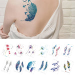 20 PCS Waterproof Flower Arm Tattoo Sticker, SC-529, SC-557, SC-558, SC-559, SC-561, SC-564, SC-551, SC-556, SC-552, SC-553, SC-554, SC-555