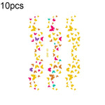 10 PCS Hot Stamping Waterproof Music Festival Face Tattoo Sticker, VS-001, VS-002, VS-003, VS-004, VS-005, VS-006, VS-007, VS-008, VS-009, VS-010