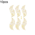 10 PCS Hot Stamping Waterproof Music Festival Face Tattoo Sticker, VS-001, VS-002, VS-003, VS-004, VS-005, VS-006, VS-007, VS-008, VS-009, VS-010