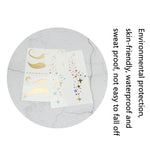 10 PCS Hot Stamping Waterproof Music Festival Face Tattoo Sticker, VS-001, VS-002, VS-003, VS-004, VS-005, VS-006, VS-007, VS-008, VS-009, VS-010