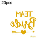 20 PCS Waterproof Bachelor Party Hot Stamping Wedding Bridal Tattoo Stickers, VC-204, VC-205, VC-206, VC-207, VC-208, VC-209, VC-210, VC-211, VC-212, VC-213, VC-214, VC-215, VC-216, VC-217, VC-218, VC-227, VC-228, VC-229, VC-230, VC-231, VC-232, VC-233...