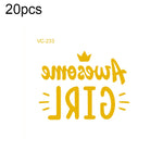 20 PCS Waterproof Bachelor Party Hot Stamping Wedding Bridal Tattoo Stickers, VC-204, VC-205, VC-206, VC-207, VC-208, VC-209, VC-210, VC-211, VC-212, VC-213, VC-214, VC-215, VC-216, VC-217, VC-218, VC-227, VC-228, VC-229, VC-230, VC-231, VC-232, VC-233...