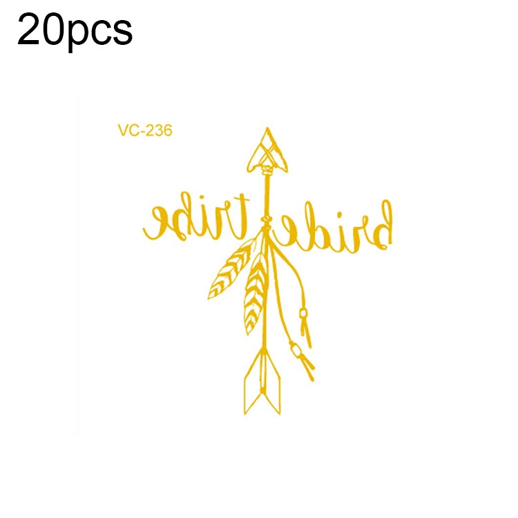 20 PCS Waterproof Bachelor Party Hot Stamping Wedding Bridal Tattoo Stickers, VC-204, VC-205, VC-206, VC-207, VC-208, VC-209, VC-210, VC-211, VC-212, VC-213, VC-214, VC-215, VC-216, VC-217, VC-218, VC-227, VC-228, VC-229, VC-230, VC-231, VC-232, VC-233...