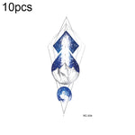 10pcs Waterproof Small Fresh Water Transfer Color Tattoo Stickers, RC-501, RC-502, RC-503, RC-504, RC-505, RC-506, RC-507, RC-508, RC-509, RC-510, RC-511, RC-512, RC-513, RC-514, RC-515, RC-516