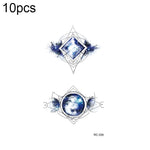 10pcs Waterproof Small Fresh Water Transfer Color Tattoo Stickers, RC-501, RC-502, RC-503, RC-504, RC-505, RC-506, RC-507, RC-508, RC-509, RC-510, RC-511, RC-512, RC-513, RC-514, RC-515, RC-516