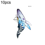 10pcs Waterproof Small Fresh Water Transfer Color Tattoo Stickers, RC-501, RC-502, RC-503, RC-504, RC-505, RC-506, RC-507, RC-508, RC-509, RC-510, RC-511, RC-512, RC-513, RC-514, RC-515, RC-516