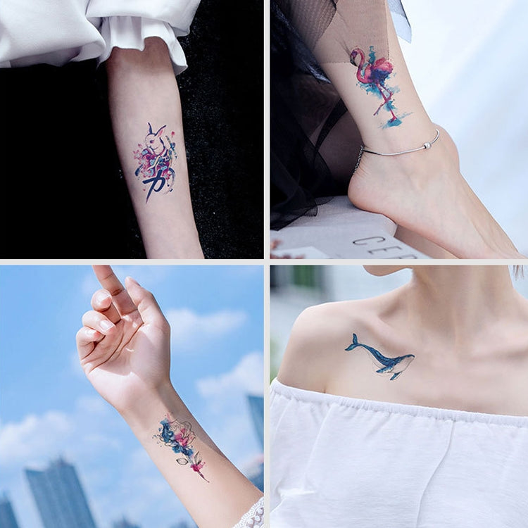 10pcs Waterproof Small Fresh Water Transfer Color Tattoo Stickers, RC-501, RC-502, RC-503, RC-504, RC-505, RC-506, RC-507, RC-508, RC-509, RC-510, RC-511, RC-512, RC-513, RC-514, RC-515, RC-516