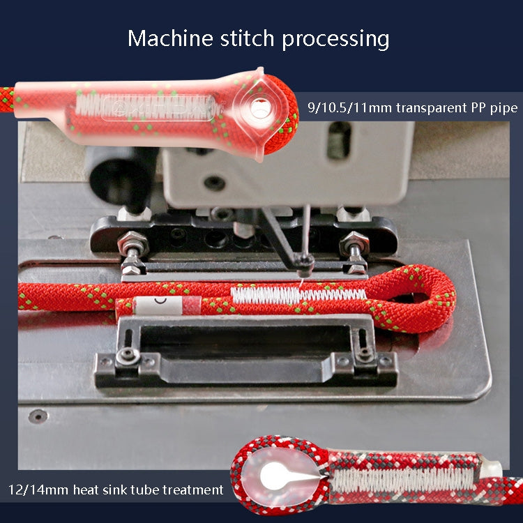 XINDA XD-S9801 Static Rope Outdoor Climbing Rope Speed Down High-Altitude Homework Safety Rope, Length: 2m, Diameter:, 9mm (Black), 9mm (Orange), 9mm (Red Gray), 10mm (Black), 10mm (Orange), 10mm (Red Gray), 10.5mm (Blue), 10.5mm (Black), 10.5mm (Orang...