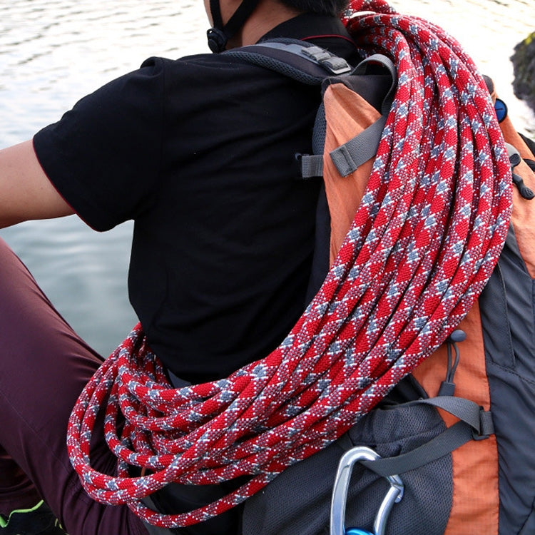 XINDA XD-S9801 Static Rope Outdoor Climbing Rope Speed Down High-Altitude Homework Safety Rope, Length: 2m, Diameter:, 9mm (Black), 9mm (Orange), 9mm (Red Gray), 10mm (Black), 10mm (Orange), 10mm (Red Gray), 10.5mm (Blue), 10.5mm (Black), 10.5mm (Orang...