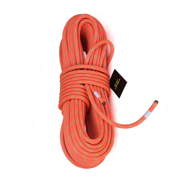 XINDA XD-S9801 Static Rope Outdoor Climbing Rope Speed Down High-Altitude Homework Safety Rope, Length: 2m, Diameter:, 9mm (Black), 9mm (Orange), 9mm (Red Gray), 10mm (Black), 10mm (Orange), 10mm (Red Gray), 10.5mm (Blue), 10.5mm (Black), 10.5mm (Orang...