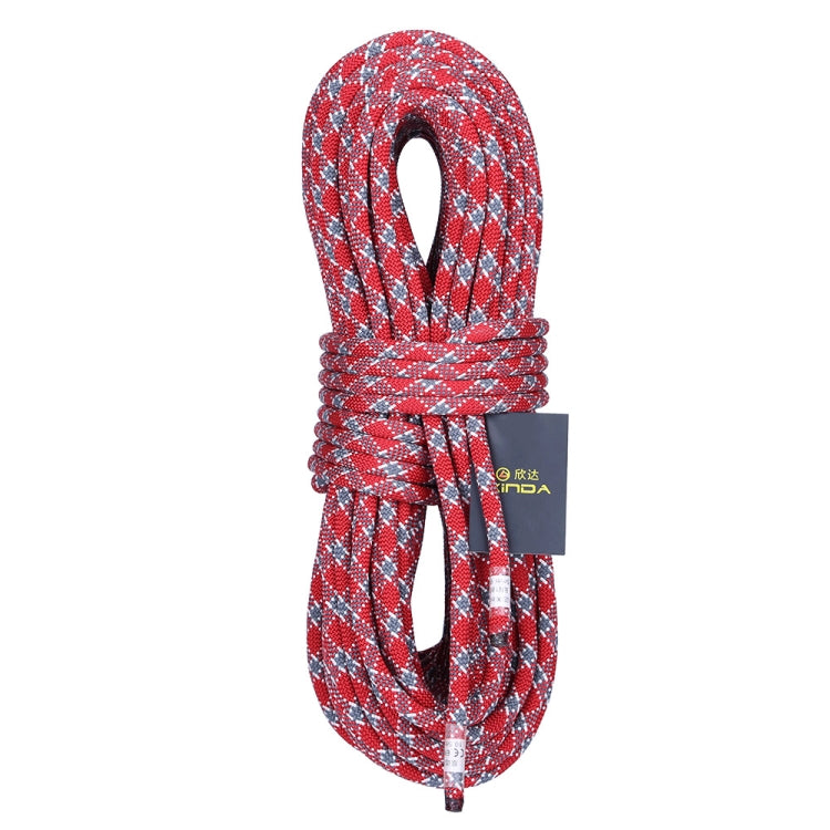 XINDA XD-S9801 Static Rope Outdoor Climbing Rope Speed Down High-Altitude Homework Safety Rope, Length: 2m, Diameter:, 9mm (Black), 9mm (Orange), 9mm (Red Gray), 10mm (Black), 10mm (Orange), 10mm (Red Gray), 10.5mm (Blue), 10.5mm (Black), 10.5mm (Orang...