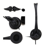 SOYTO SY490 Teaching Office Network Class Student Education Computer Headset, Style:, Double Ear Black Separation USB