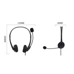 SOYTO SY490 Teaching Office Network Class Student Education Computer Headset, Style:, Double Ear Black Separation USB