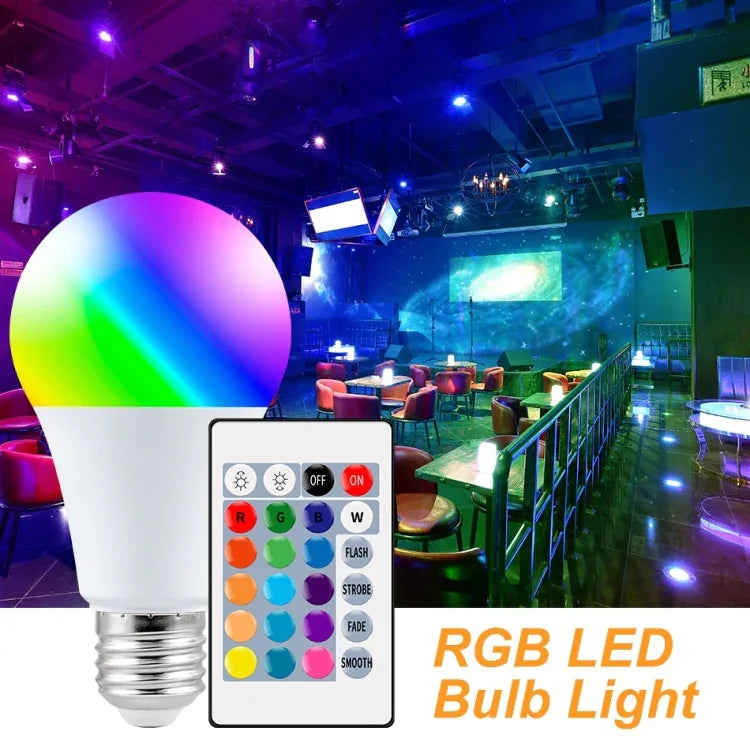 Smart Remote Control RGB Bulb Light, 20W, 25W
