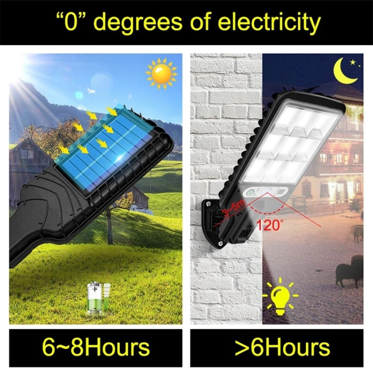 616 Solar Street Light LED Human Body Induction Garden Light, Spec:, 28 SMD No Remote Control, 60 SMD No Remote Control, 117 COB No Remote Control, 108 COB No Remote Control, 72 SMD No Remote Control, 28 SMD With Remote Control, 60 SMD With Remote Cont...