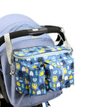 Multifunctional Baby Stroller Storage Bag, White Dinosaur, Yellow Zoo, Green Lamb, White Alpaca, Tibetan Owl, Denglin Deer, Yellow Zoo + Side Pocket, Green Lamb + Side Pocket, White Alpaca + Lateral Pocket, Tibetan Owl + Side Pocket                    ...