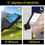 Solar Street Light LED Human Body Induction Garden Light, Spec:, 616A-18 LED, 616B-72 COB, 616C-30 COB, 616A-18 LED With Remote Control, 616B-72 COB With Remote Control, 616C-30 COB With Remote Control