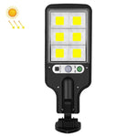 Solar Street Light LED Human Body Induction Garden Light, Spec:, 616A-18 LED, 616B-72 COB, 616C-30 COB, 616A-18 LED With Remote Control, 616B-72 COB With Remote Control, 616C-30 COB With Remote Control