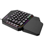 T-WOLF Mobile Gaming One-Handed Keyboard，Specification：, T19 Keyboard, TF-900 Set, Keyboard + Mouse + Throne