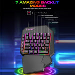 T-WOLF Mobile Gaming One-Handed Keyboard，Specification：, T19 Keyboard, TF-900 Set, Keyboard + Mouse + Throne