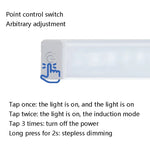 LED Human Body Induction Lamp Long Strip Charging Cabinet Lamp Strip, Size:, 10cm, 15cm, 21cm
