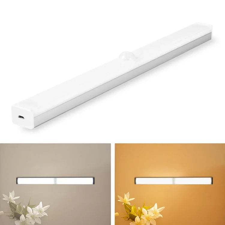 LED Human Body Induction Lamp Long Strip Charging Cabinet Lamp Strip, Size:, 10cm, 15cm, 21cm