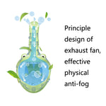 Cartoon Kids Full Dry Diving Mask Swimming Anti-Fog Snorkeling Mask, XS
