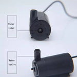 Quiet Mini Horizontal Vertical Submersible Pump, Style: White Horizontal, White Horizontal, White Vertical, Black Horizontal, Black Vertical