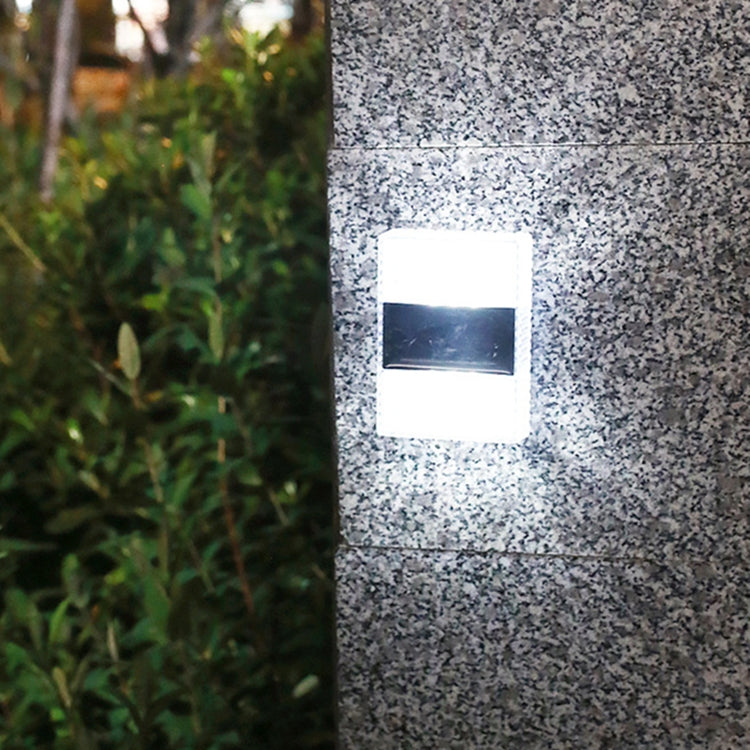 6 LED Solar Night Light Home Outdoor Decorative Garden Lamp, White Light, Warm Light, Colorful Light